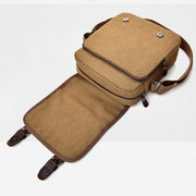 Messenger Bag For Men Retro Canvas Business Crossbody Shoulder Bag
