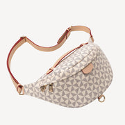 Sling Bag For Women Plaid Print Adjustable Crossbody Waist Bag