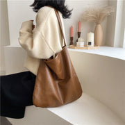 Soft Vegan Leather Tote For Women Commuter Classic Shoulder Bag