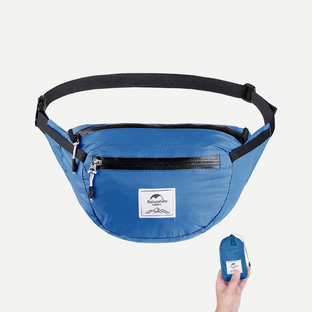 Unisex Foldable Portable Fanny Bag Waist Pack Lightweight for Outdoors Sports