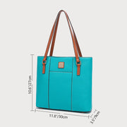 Tote Bag For Women Retro Business Style Large Laptop Bag