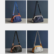 Triple Zip Crossbody Bag for Women Fashion Hobo Purse Shoulder Bag