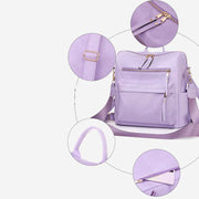 Large Capacity Multi-Carry Elegant College Style Backpack