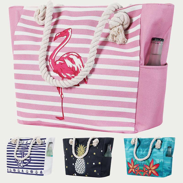 Tote For Daily Use Beach Travel Multi Function Canvas Bag