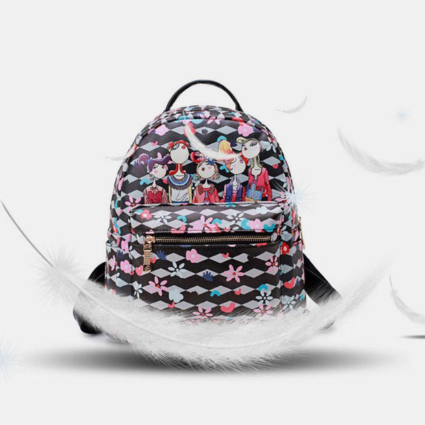 Large Capacity Forest Series Print Backpack