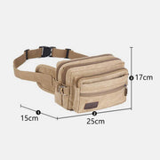 Large Capacity Multi-Pocket Sport Portable Waist Bag