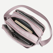 Lightweight Water Resistant Mulit Pocket Nylon Bag Crossbody Shoulder Bag
