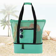 High Capacity Beach Bag Tote Waterproof Sandproof Pool Bag with Cooler Compartment