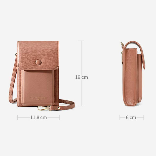 Mini Crossbody Shoulder Cell Phone Bag Purse for Women with Card Slots