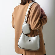 Crossbody Bag For Women Vintage Glossy Portable Shoulder Bag