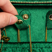 Storage Bag for Women Adjustable 2 Tier Jewelry Organizer