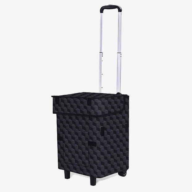 Foldable Shopping Cart For Short Travel Portable Pull Rod Bag