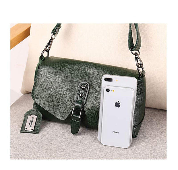 Leather Satchel Handbag for Women Retro Shoulder Bag Crossbody Bag