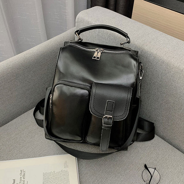 3 Way-Use Large Capacity Vintage British Style Backpack