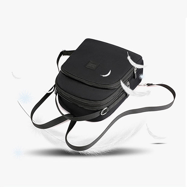 2 Way-use Waterproof Lightweight Casual Backpack Shoulder Bag