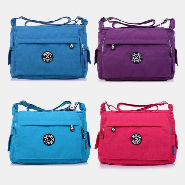 Crossbody Bag Small Purse for Women Nylon Shoulder Bag with Multi-pocket