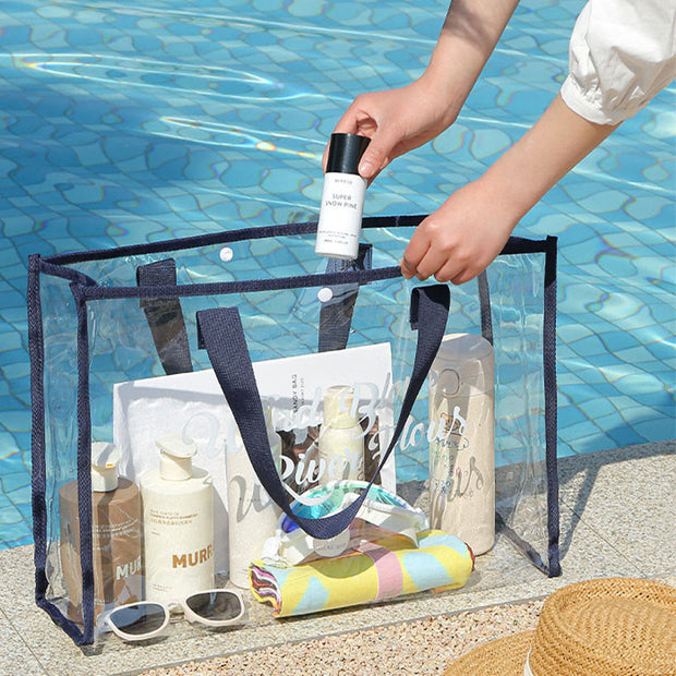 Beach Bag For Holiday Travel Waterproof Transparent Portable Swimming Bag