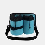 Portable Water Bottle Holder Carriers Pouch with 2 Bottle Pockets
