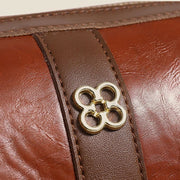 Crossbody Bag For Women Soft Wax Leather Vintage Casual Shoulder Bag