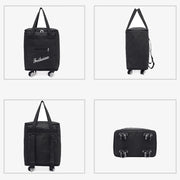 Short Trip Luggage Bag With Wheels Women Portable Convetible Backpack