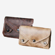 Retro Leather Business Change Wallet