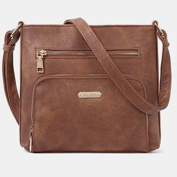 Vegan Leather Fashion Crossbody Shoulder Bag Purses with Adjustable Strap