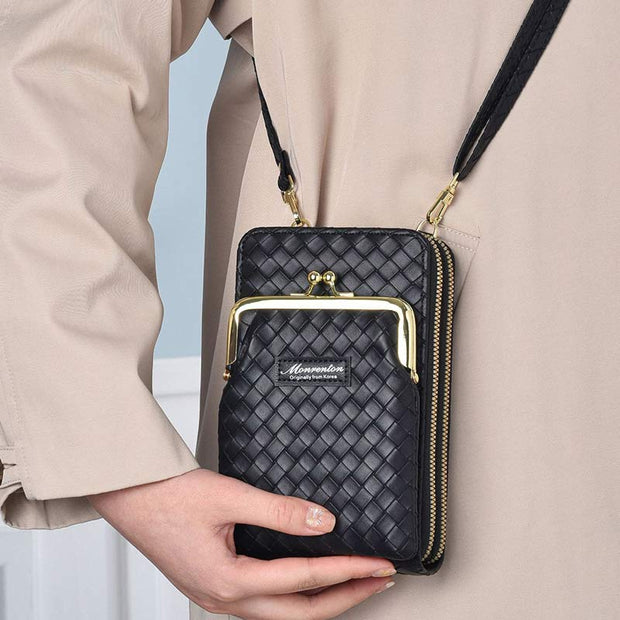 Small Crossbody Phone Purse for Women Mini Messenger Shoulder Handbag Wallet