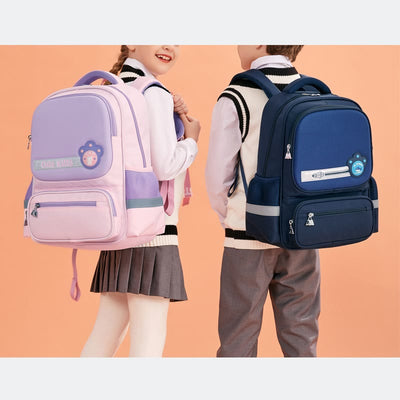 Backpack For Child Casual Cute Color Nylon Large Schoolbag