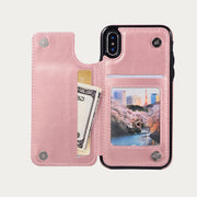 Phone Case For iPhone 13/14 Samsung S22/S20 Magnetic Wallet Case