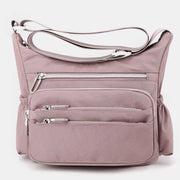 Lightweight Multi-Pocket Nylon Purse for Women Multifunctional Crossbody Shoulder Bag