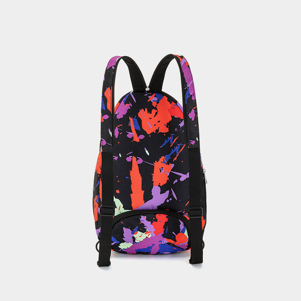 Racket Bag For Teenager Colorful Printing Waterproof Oxford Sports Bag