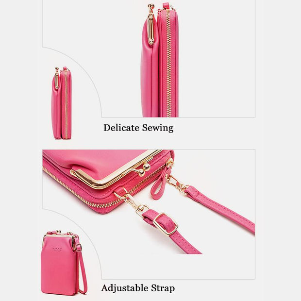Clearance Sale - Multifunctional Large Capacity Kiss-Lock Phone Bag