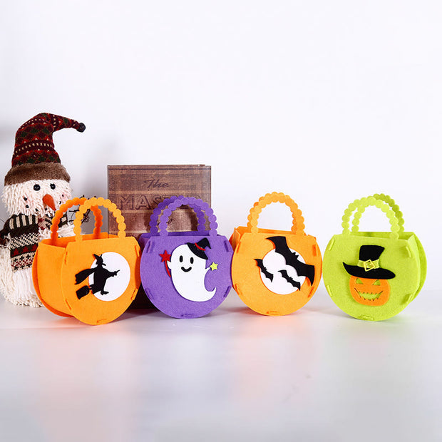 Halloween Pumpkin Candy Bag For Children Cute Tote Bag