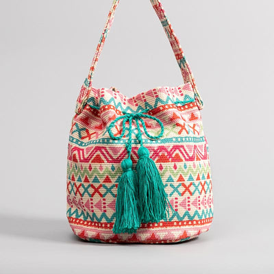 Crossbody Bag for Women Bohemian Canvas Casual Shopping Shoulder Bag
