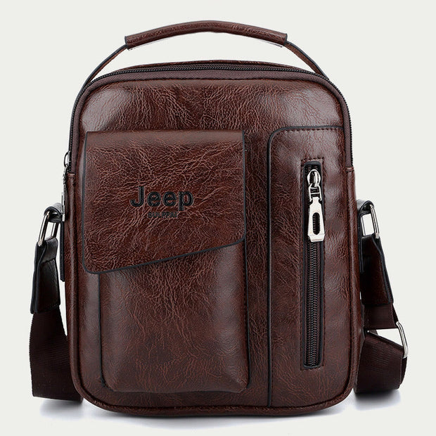 Classic Messenger Bag For Men Bussiness Travel Lightweight Satchel Bag