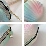 Crossbody Bag For Women Shell Patern Leather Texture Shoulder Bag