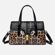 Handbags For Women Crocodile Pattern Leather Crossbody Carry Tote