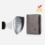 RFID Retro Cowhide Wallet