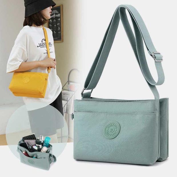 Limited Stock: Double Compartment Crossbody Bag for Women Lightweight Casual Shoulder Purse