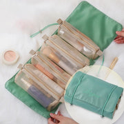 Storage Bag For Women Travel Portable Waterproof Folding Mesh Makeup Bag