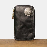 Leather Wallet For Men Waist Wear Multi Functional Key Purse