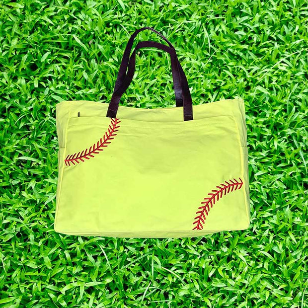 Large Embroidered Canvas Tote Multifunctional Travel Sports Bag Shoulder Bag