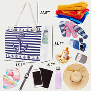 Tote For Daily Use Beach Travel Multi Function Canvas Bag
