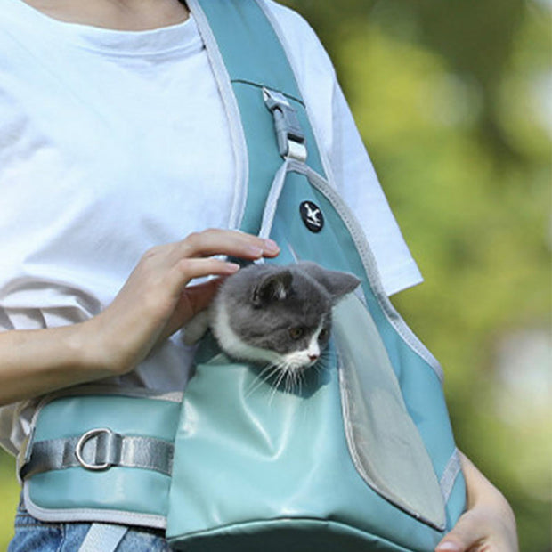 Comfortable Sturdy Reflective Sling Bag For Small Pet Cat Dog
