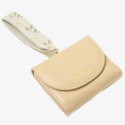 Womens Wallet Short Simple Soft Leather Folding Card Holder