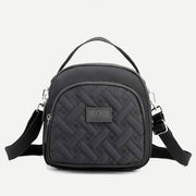 Functional Women Purse Lightweight Nylon Roomy Crossbody Shoulder Bag Mini Backpack