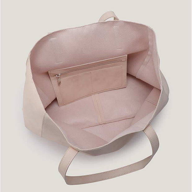 Vintage Soft Leather Tote Shoulder Bag for Women Satchel Handbag