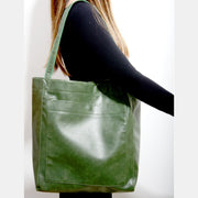 Limited Stock: Extra Large Women's Soft PU Leather Tote Shoulder Bag Handbag