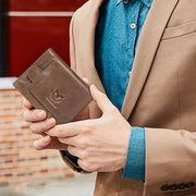 Limited Stock: RFID Blocking Real Leather Wallet