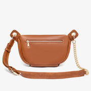 Sling Bag For Women PU Leather Retro Travel Crossbody Bag